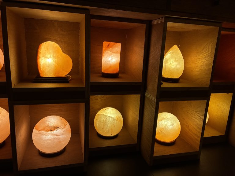 lampes de sel taillées